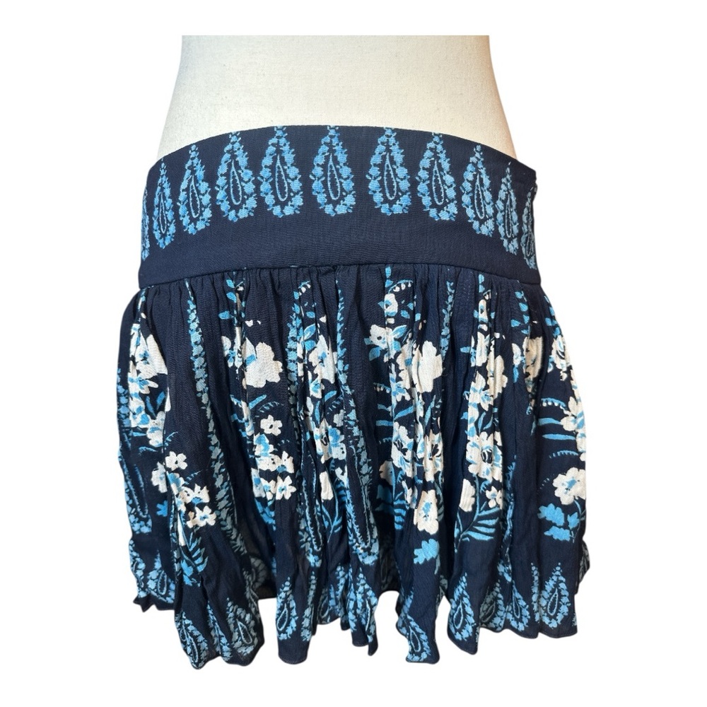 RAGA Black Mini Skater Skirt with Ruffled Tiered Design